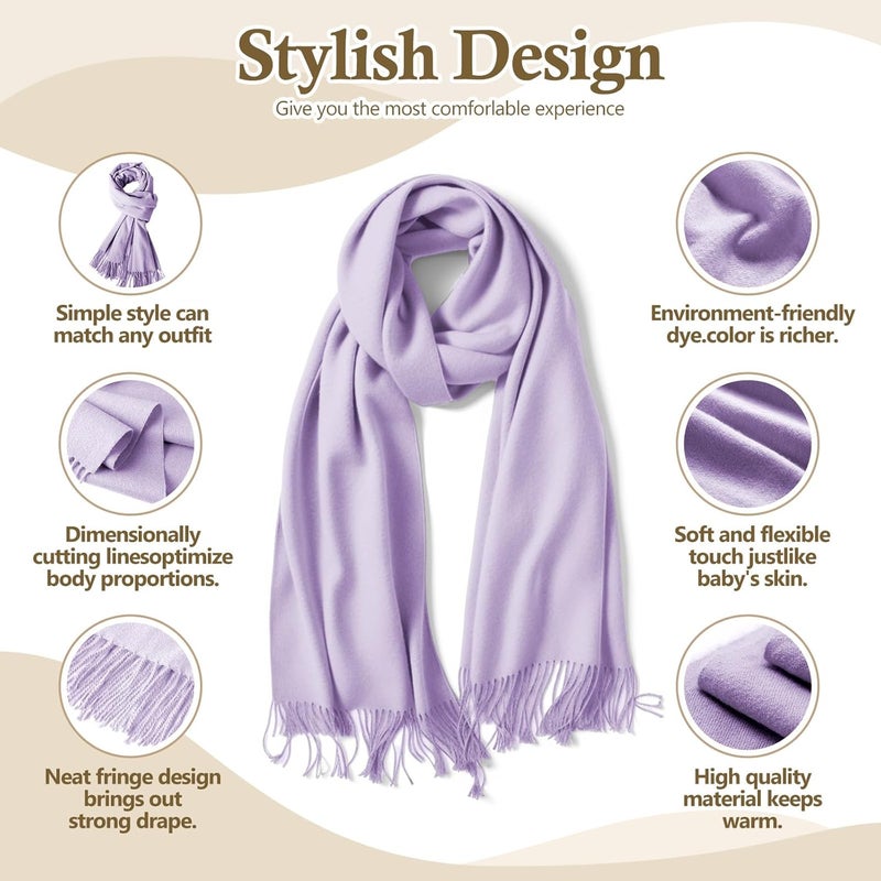 AURUZA Shawls and Wraps for Evening Dresses, Soft Pashmina Shawls for Women, Pashmina Shawls for Wedding Party - Image 3